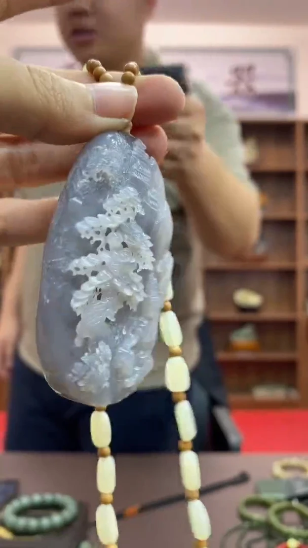 【闪购商品】和田玉吊坠未镶嵌观音吊坠