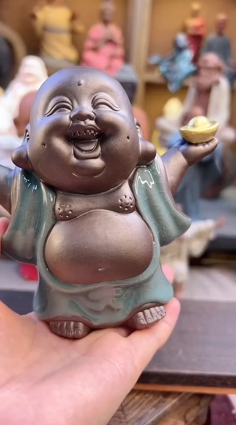紫砂茶宠器闵茶宠摆件