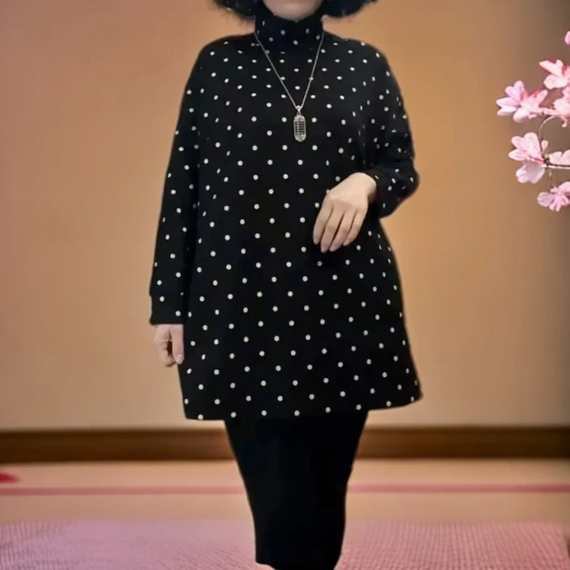 妈妈春秋新款洋气显瘦中长款气质上衣