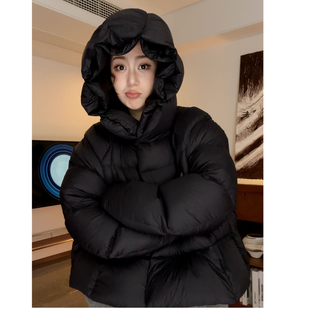 【小被子】短款连帽鹅绒服 YR9632A