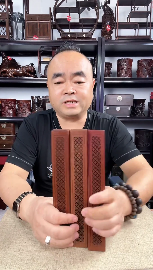 木3黄线香盒老李红木工艺品