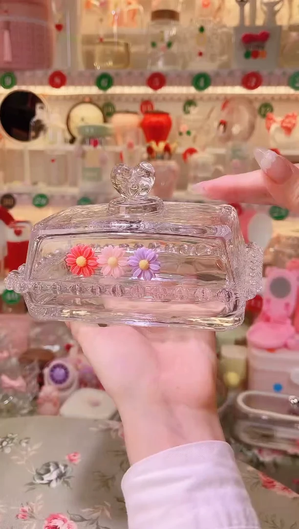 摆件品质好发货快放心拍！小花甜品盘