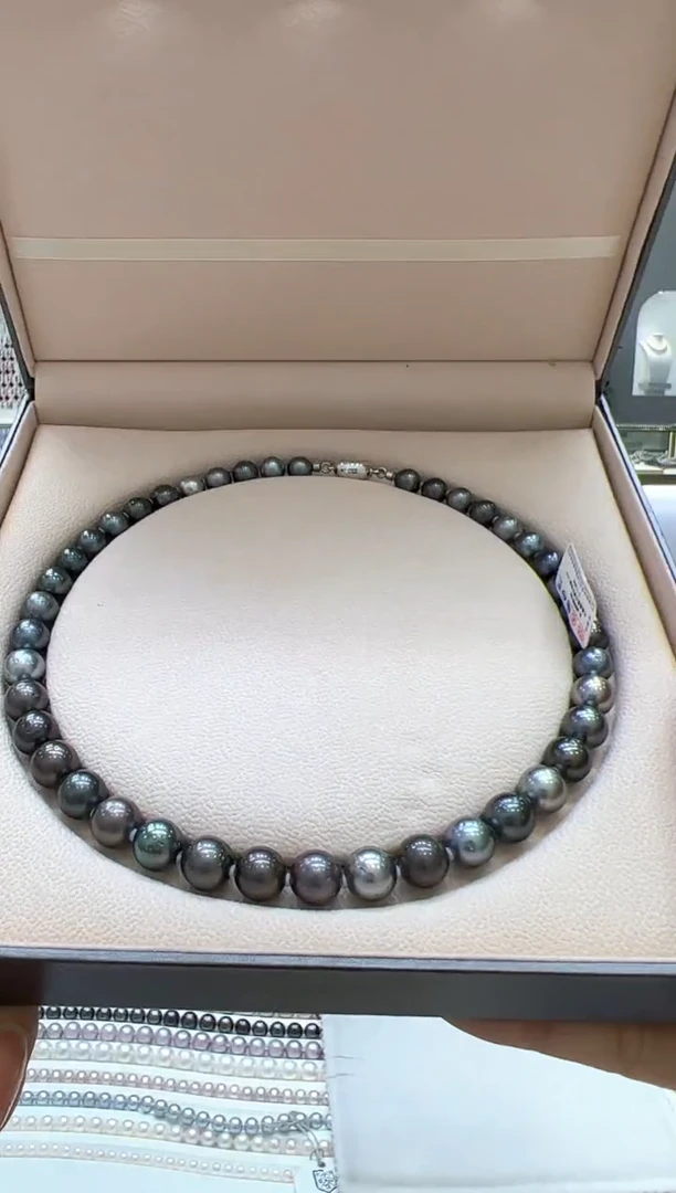 未镶嵌海水珍珠项链216莫兰迪全珠链