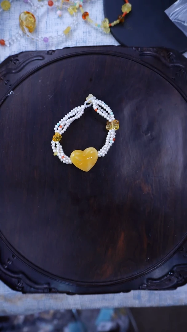 手链琥珀未镶嵌多样性发货其一