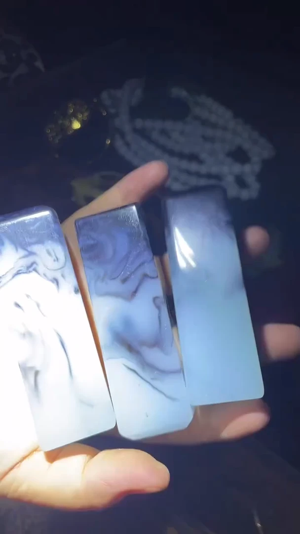 和田玉未镶嵌摆件青花墨玉印章一个