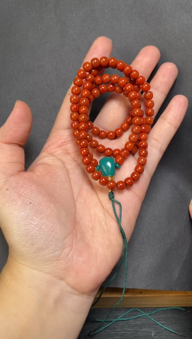 未镶嵌83南红玛瑙多圈