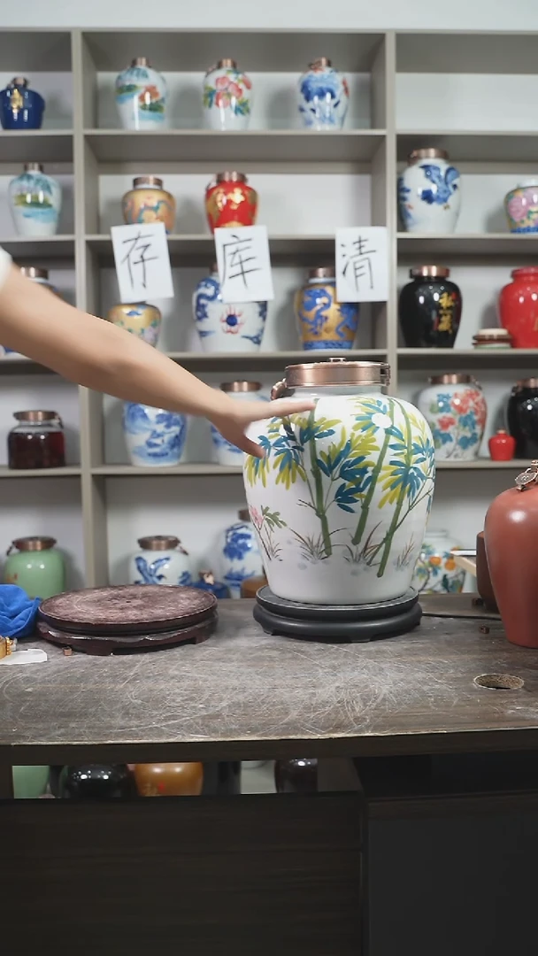 30斤手绘花鸟