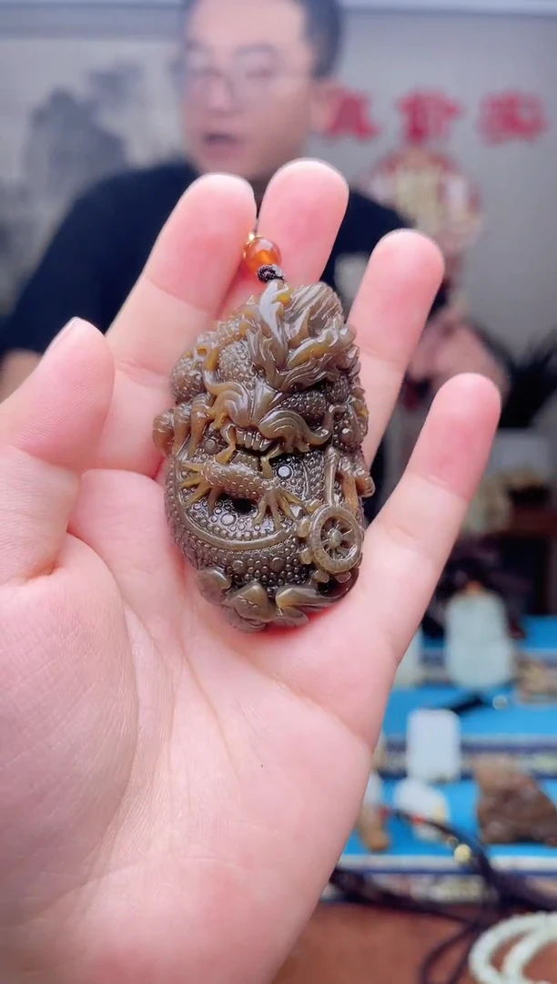 和田玉未镶嵌挂件1