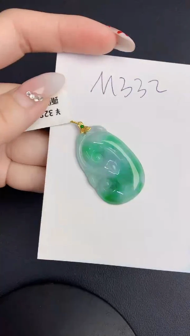 【闪购商品】翡翠颈饰18K金镶嵌00000000000