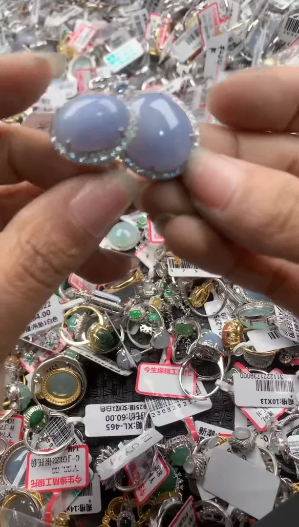 银S925镶嵌戒指翡翠11-11-11----2