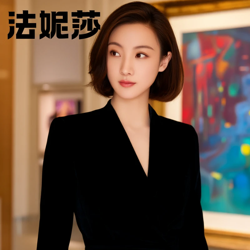 【肉膜发际线】32cm无刘海全隐形发际线全真人发丝头套气质百搭