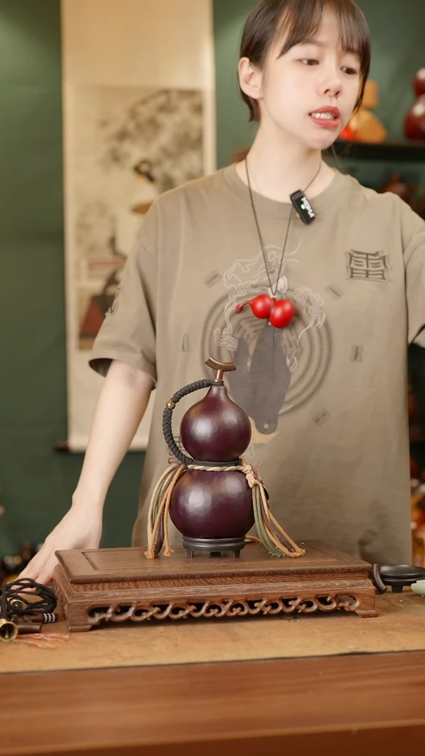 117号精品天然大漆酒葫芦一物一拍~