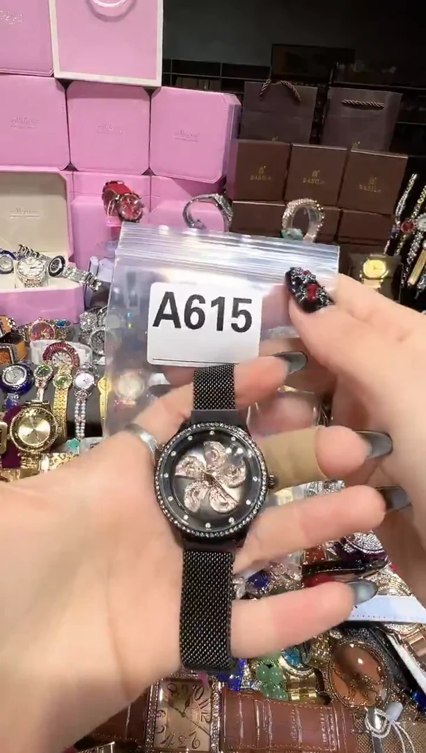 石英机芯不锈钢不锈钢直播定闪专用