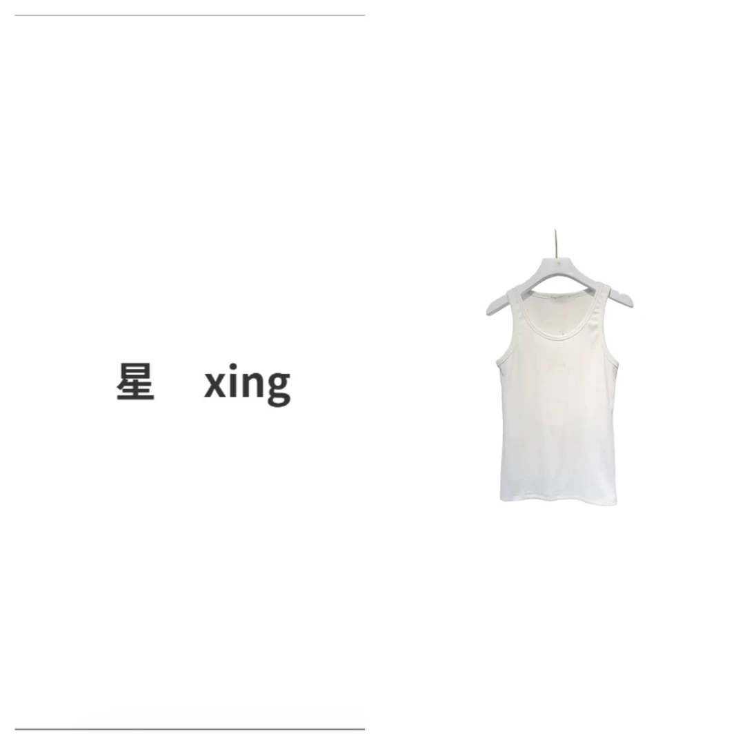 064 A夏装新款无袖圆领套头针织背心上衣54170