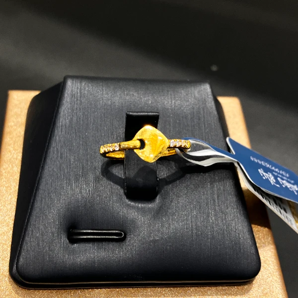 【1号货】放心黄金店 足金999戒指2.07克 (货号60）