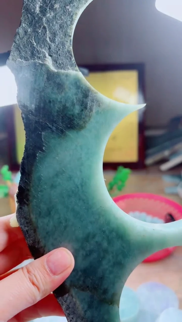 翡翠未镶嵌颈饰A货曹星854