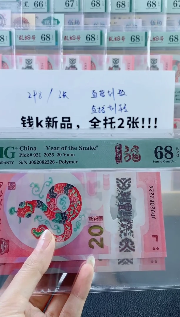 塑料蛇钞  龙珠号  68  分 数四圆梦