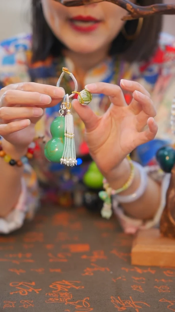 151非遗漆手艺工天然葫芦文玩福禄