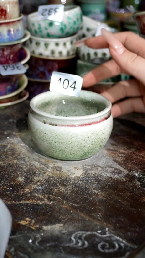 摆件精品窑变钧瓷茶器