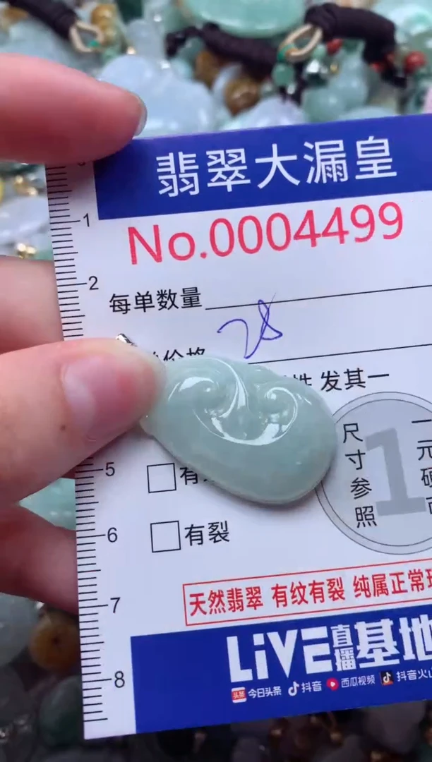翡翠未镶嵌吊坠(不含链)4499