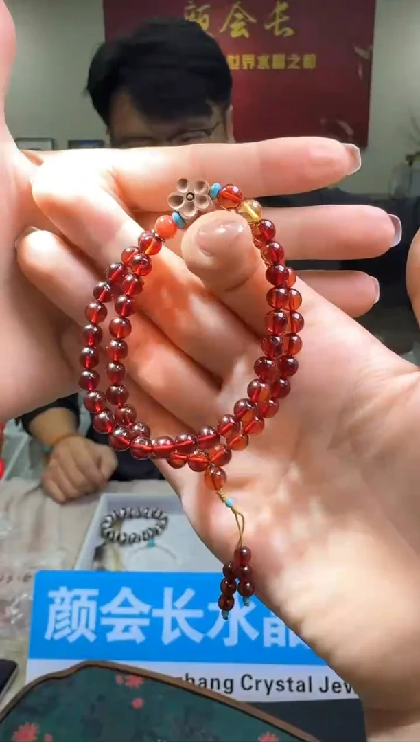 【闪购商品】血珀手链未镶嵌多样性发一件 224