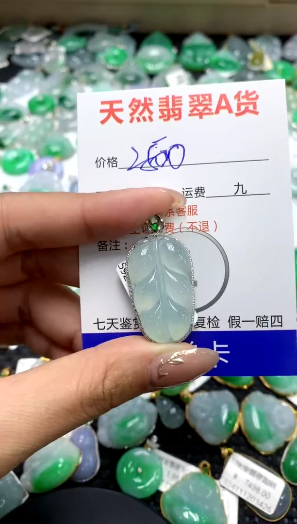 【闪购商品】翡翠颈饰18K金镶嵌111111111