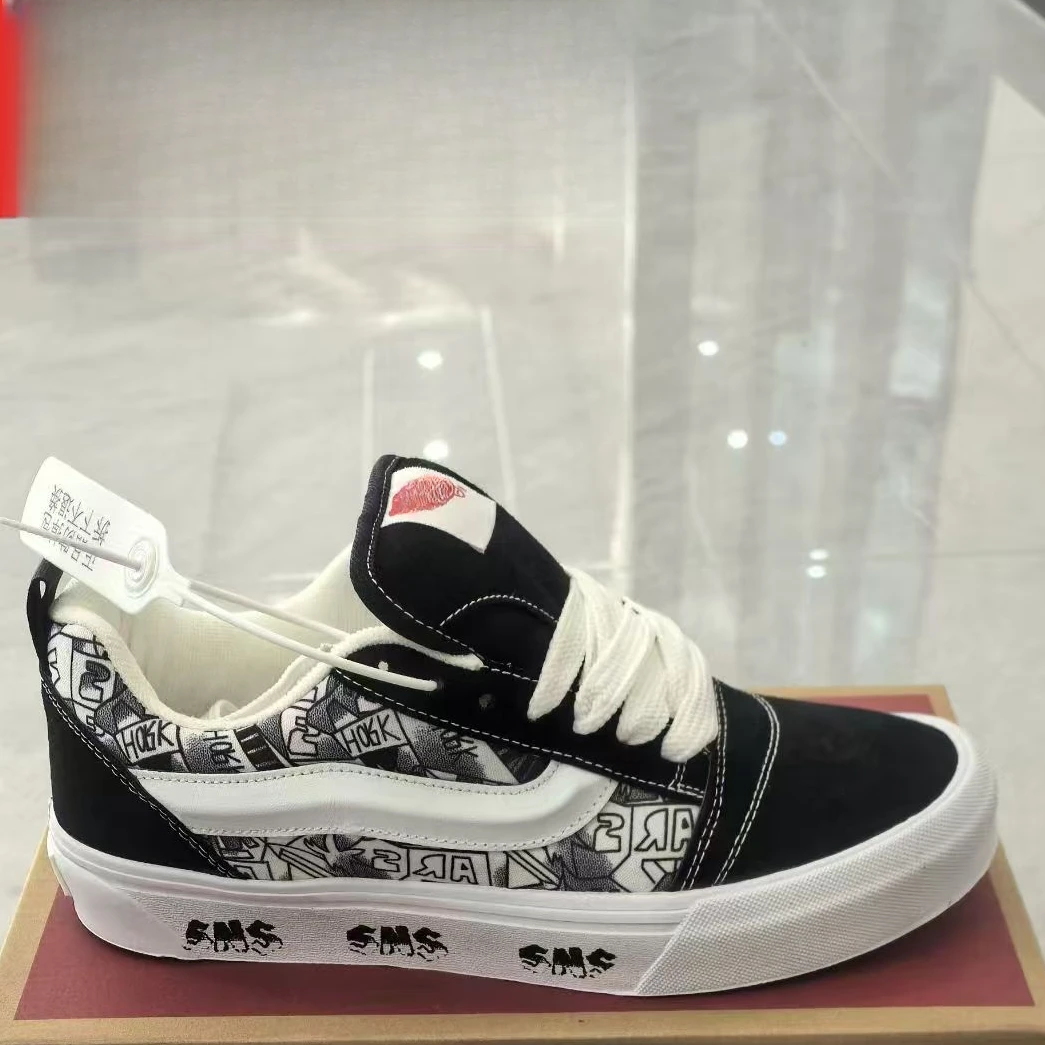 联名万胖胖面包鞋男女情侣复古板鞋秋冬新款