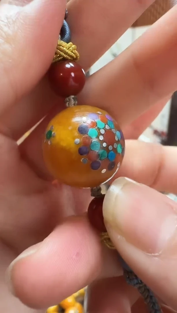 蜜蜡颈饰未镶嵌342天然蜜蜡珠宝奇石全都保真