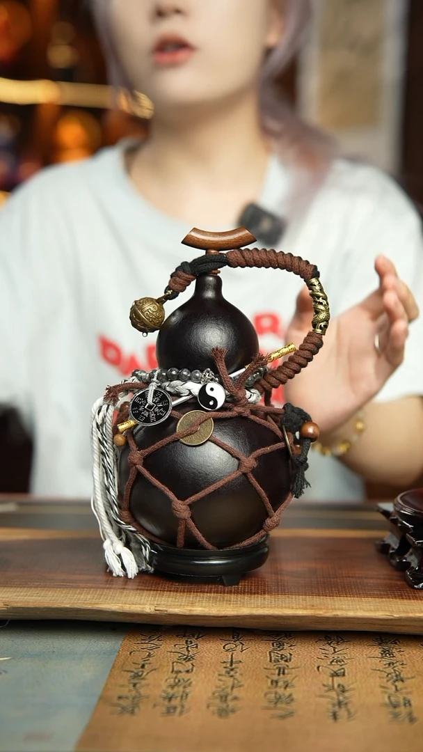 122号600ml左右非遗大漆酒葫芦