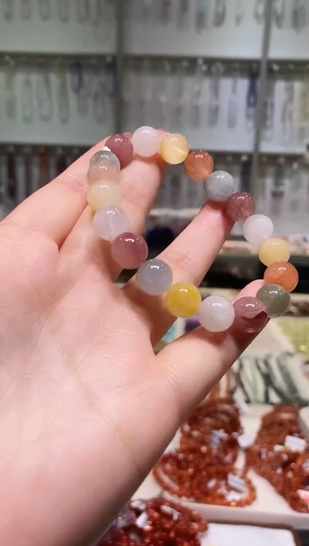 未镶嵌手链水晶多样性发其一兔毛10+