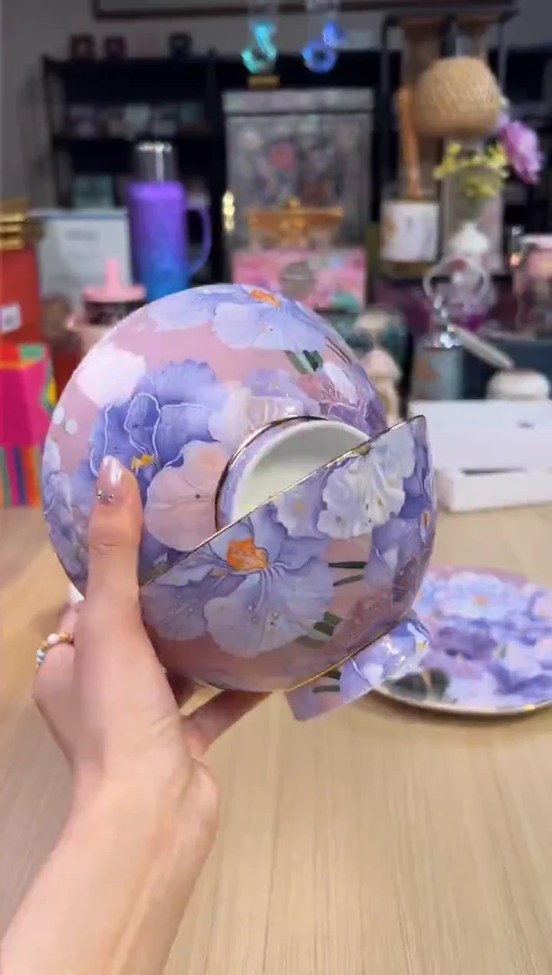 62绮梦花语6寸面碗