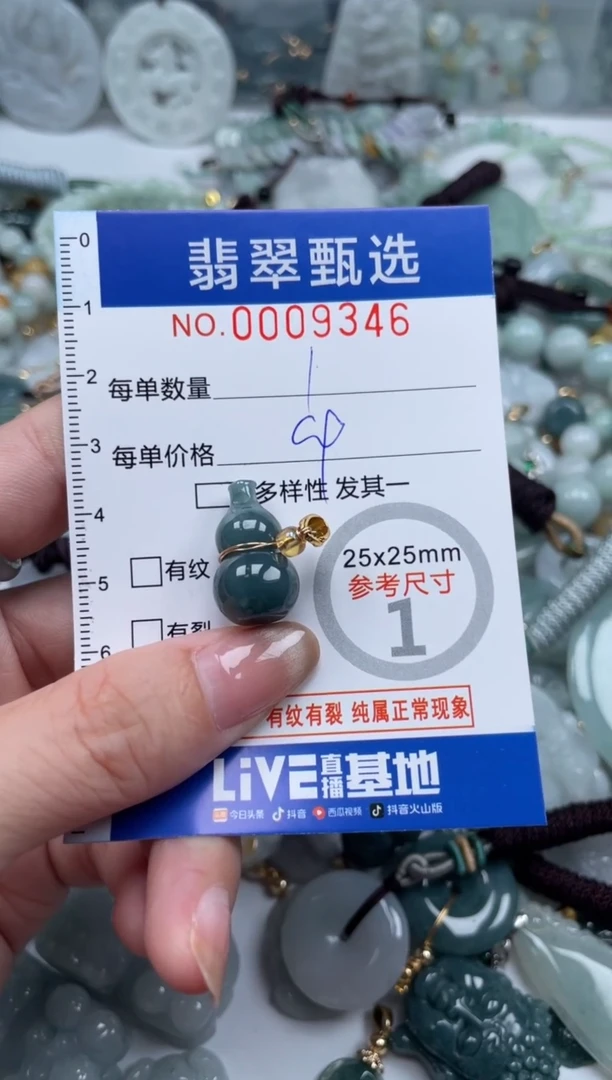 翡翠未镶嵌颈饰00..9346