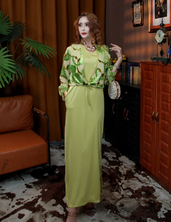 古尔邦节su pari新款洋气春夏季气质连衣裙00-75