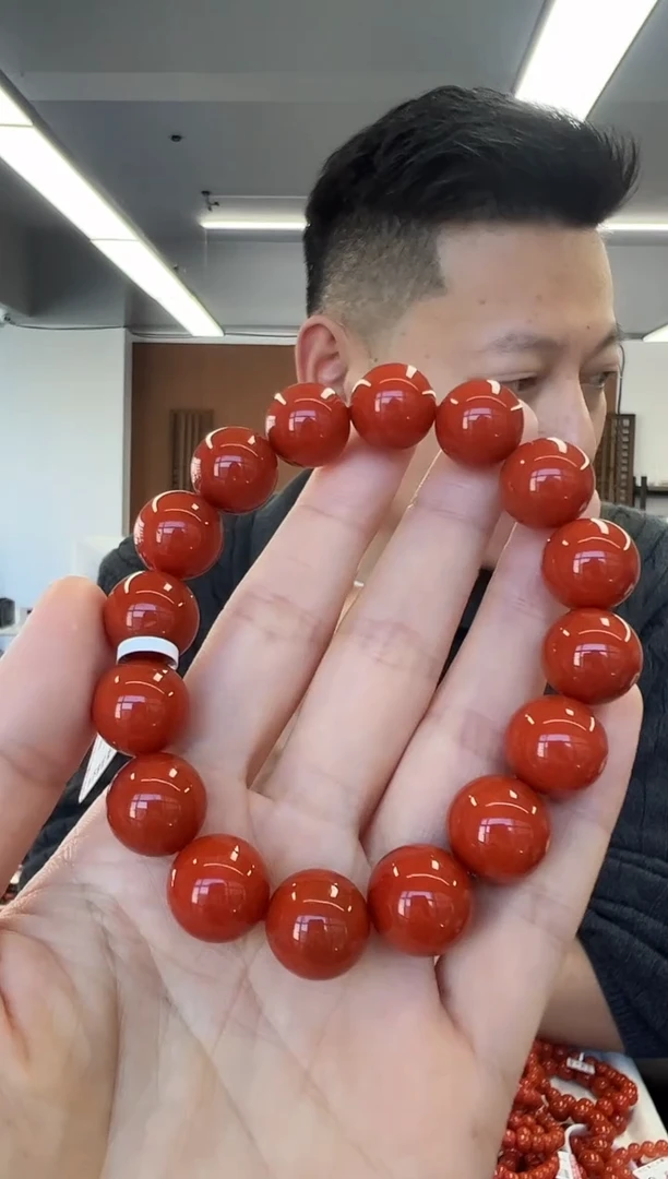 未镶嵌手链南红玛瑙A11南红手串13mm+