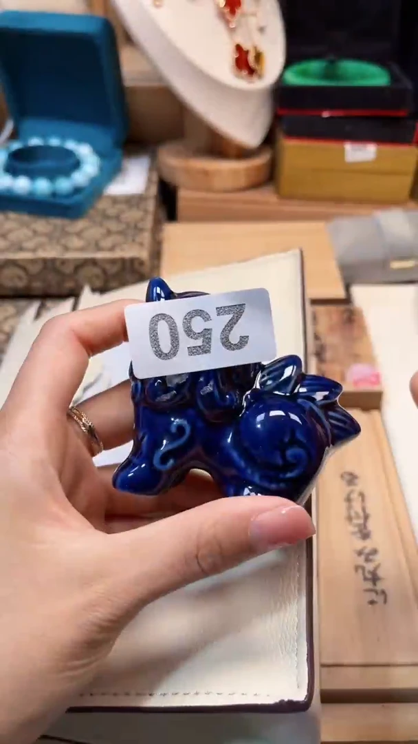 瓷片陶茶666文玩周边多人马白包