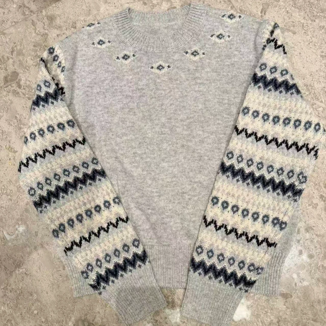 YS684 红灰双色羊毛衫【干洗】