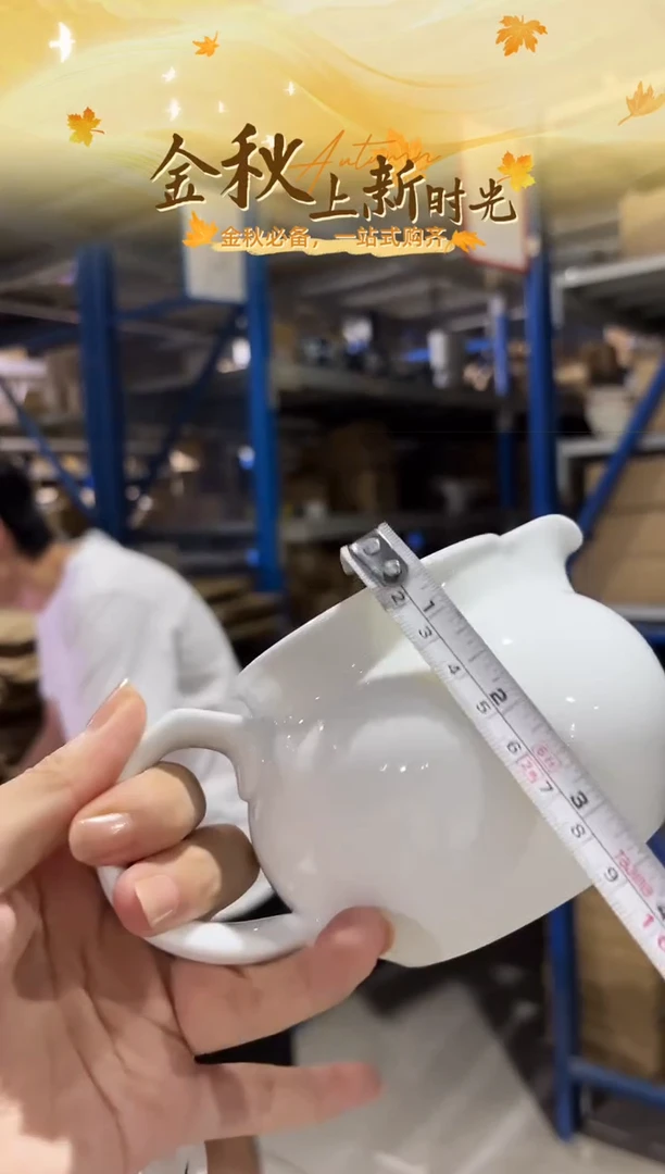 瓷白山　ポコ　ピッチャーＭ白磁