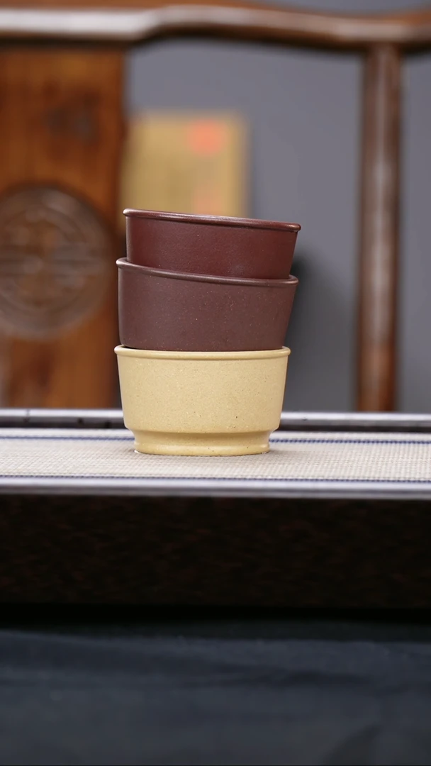 【闪购商品】紫砂茶壶三套组  老紫泥＋本绿 ＋4D