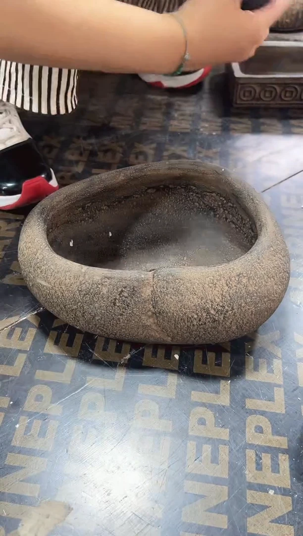 陶土丨新款鹅卵石造景盆