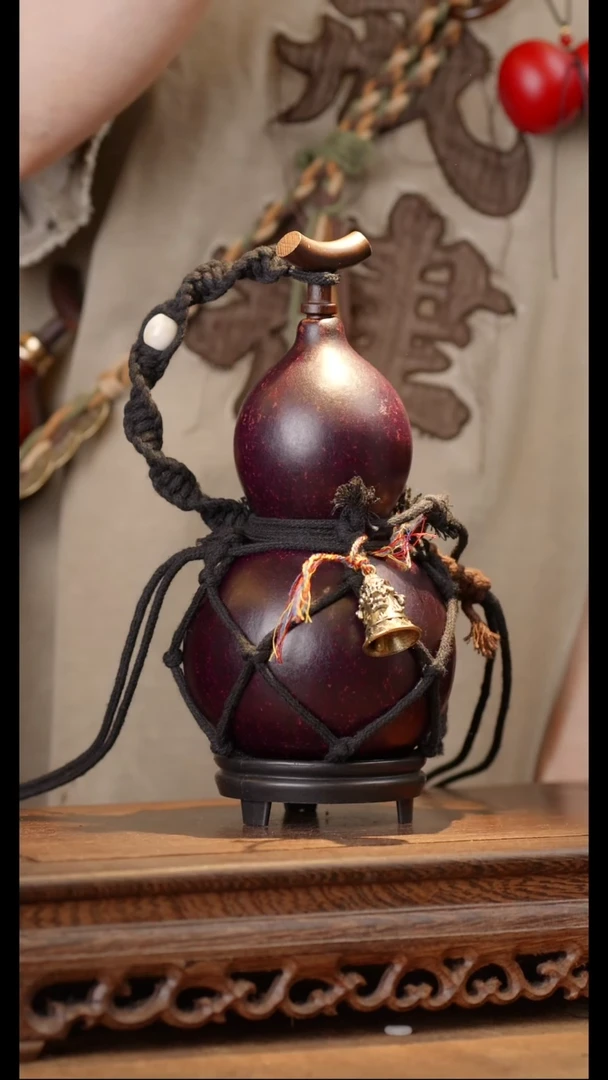 256号精品天然大漆酒葫芦一物一拍~