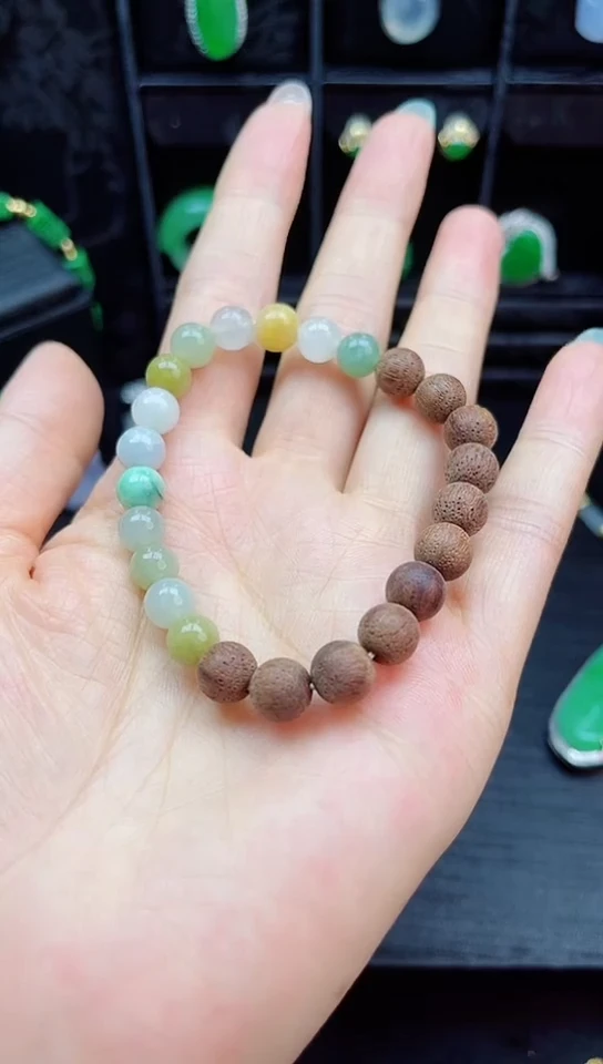 未镶嵌手链翡翠手串