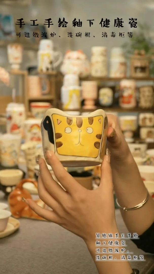 【闪购商品】杯杯陶瓷景德镇高温釉下彩&A622