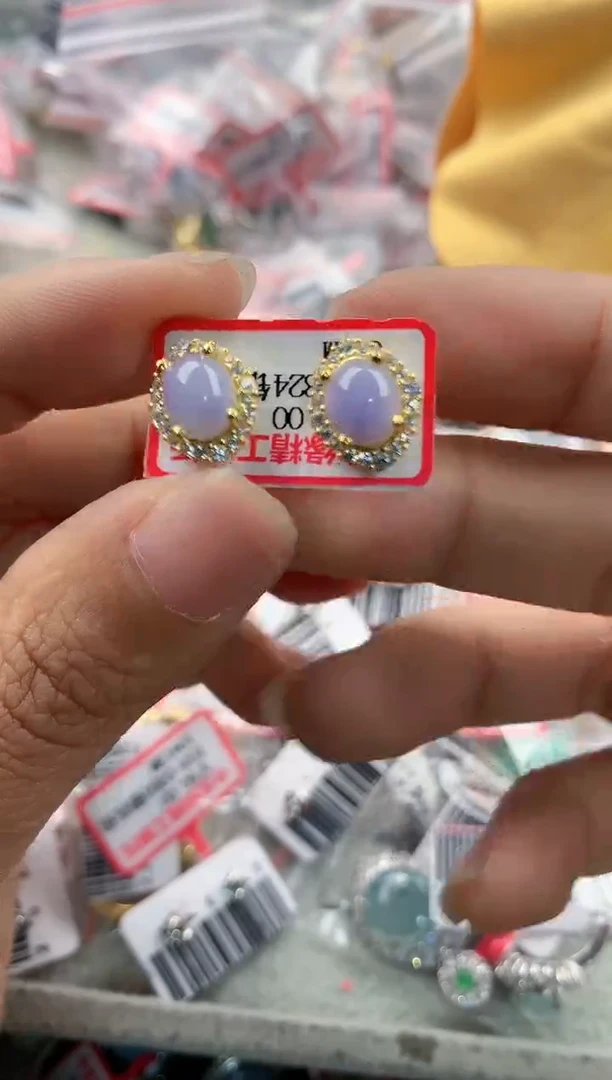 银S925镶嵌戒指翡翠11           1