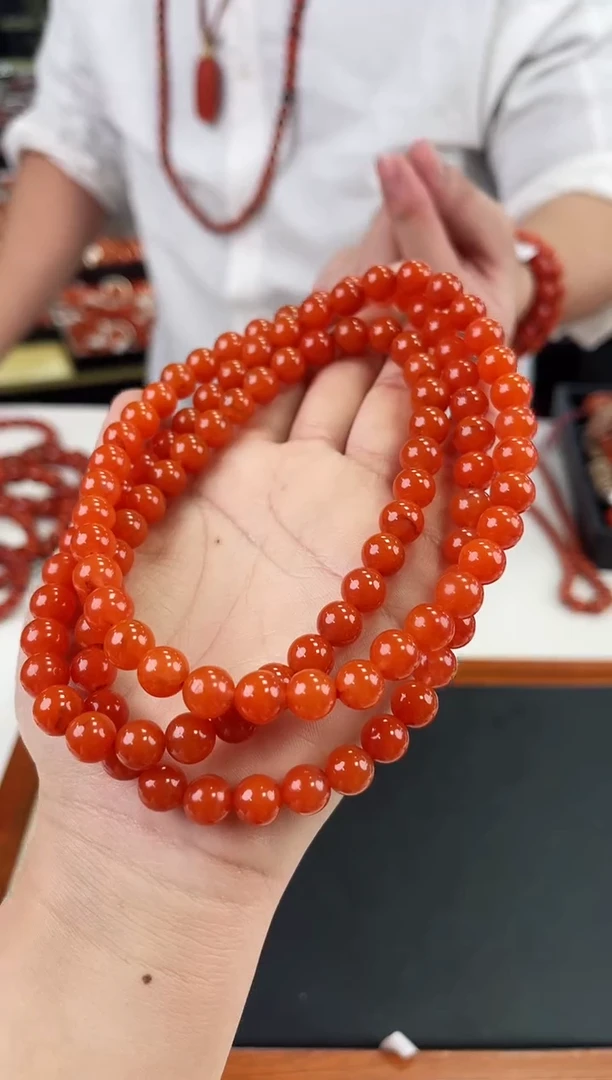 【闪购商品】南红玛瑙保山多圈8+未镶嵌一个/条