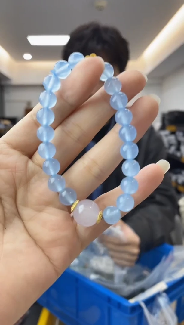 【闪购商品】海蓝宝石手链未镶嵌多样性一件发货