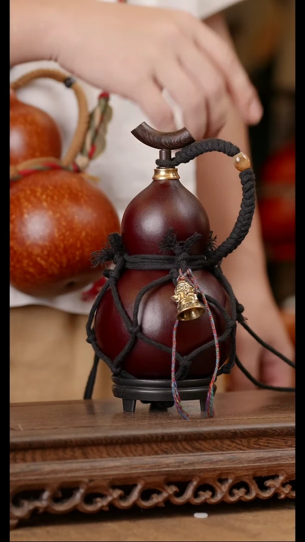 45号精品天然大漆酒葫芦一物一拍~