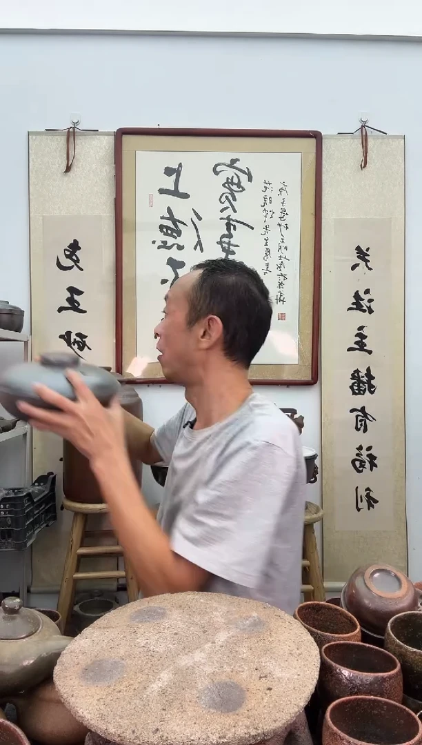 黑色1.2升黑色涮锅杯非遗介意慎拍