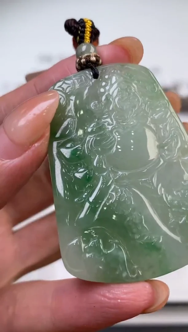 未镶嵌挂件翡翠378714  多人