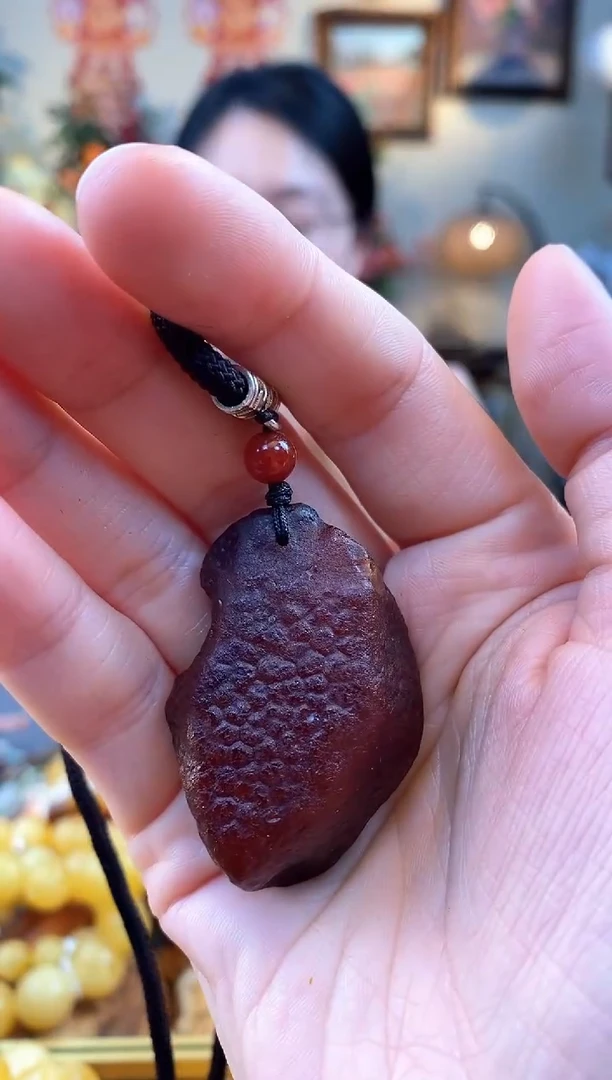 【闪购商品】未镶嵌琥珀颈饰吊坠