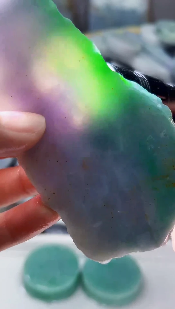 裸石翡翠天然翡翠A货余 南 698